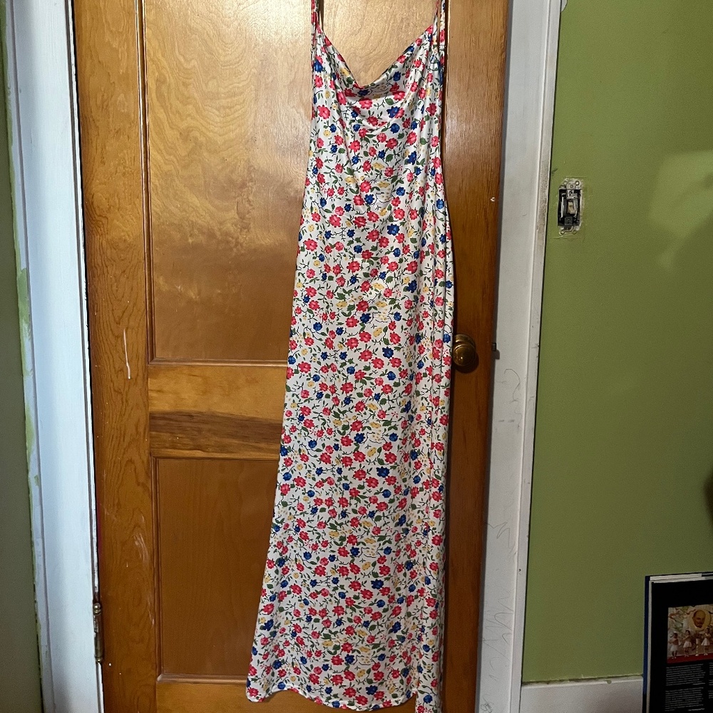 Low Back Floral Dress